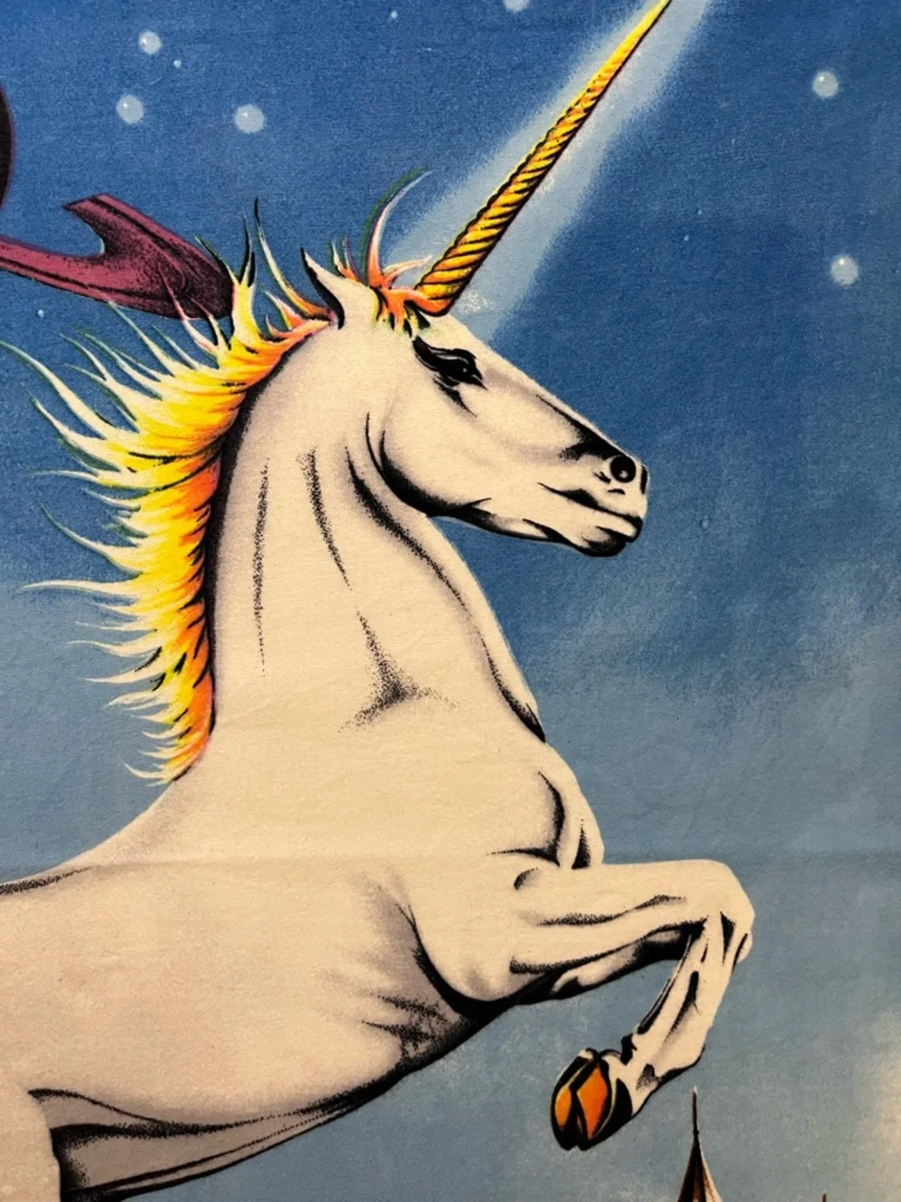 Unicorn Fantasy Tapestry Wall Hanging Y2K Dreamcore Cottagecore Decor
